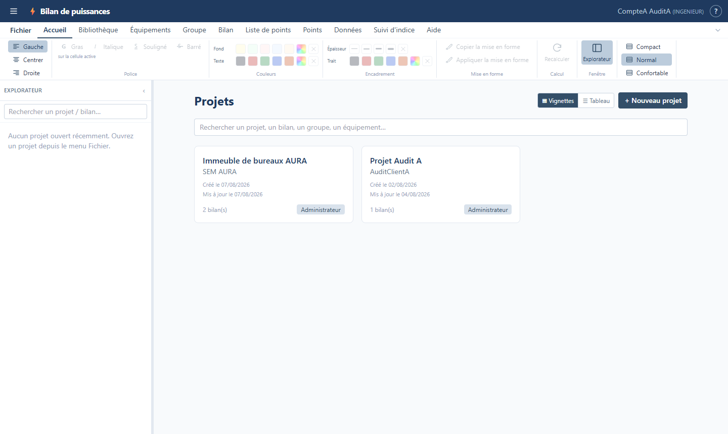 Real screenshot — Project portfolio